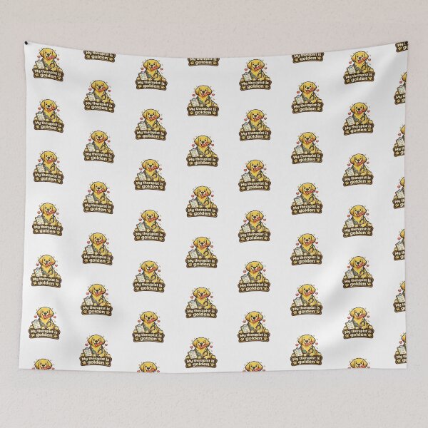 Item preview, My Therapist Is Golden Golden Retriever Gift designed and sold by WildVista.