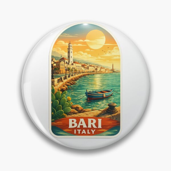 Item preview, Bari Italy Adriatic Sea Lungomare Sunset Old Town designed and sold by Aryabek.