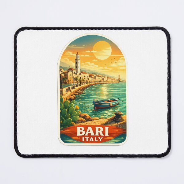 Item preview, Bari Italy Adriatic Sea Lungomare Sunset Old Town designed and sold by Aryabek.