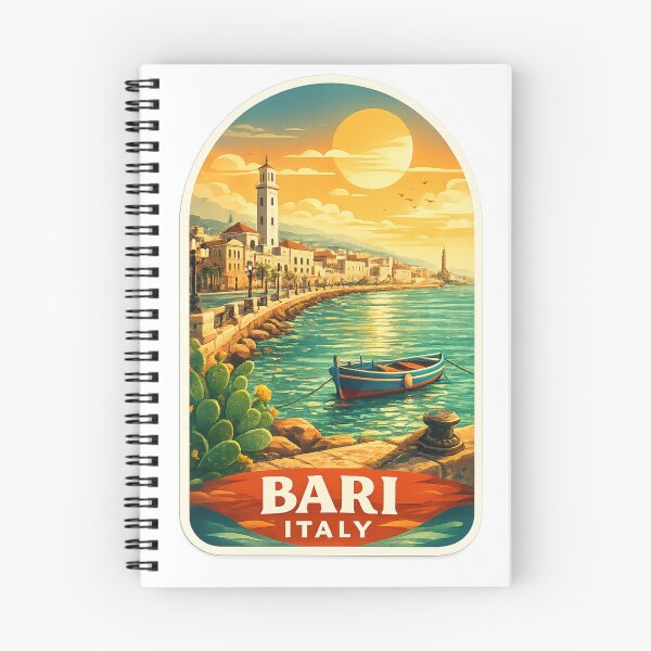 Item preview, Bari Italy Adriatic Sea Lungomare Sunset Old Town designed and sold by Aryabek.