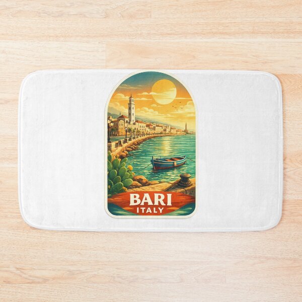 Item preview, Bari Italy Adriatic Sea Lungomare Sunset Old Town designed and sold by Aryabek.