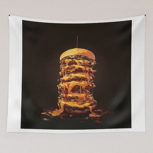 Item preview, Ultimate Towering Cheese Burger Stack designed and sold by Christian Weiss.