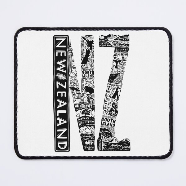Item preview, New Zealand lettering design designed and sold by EzequielBC.