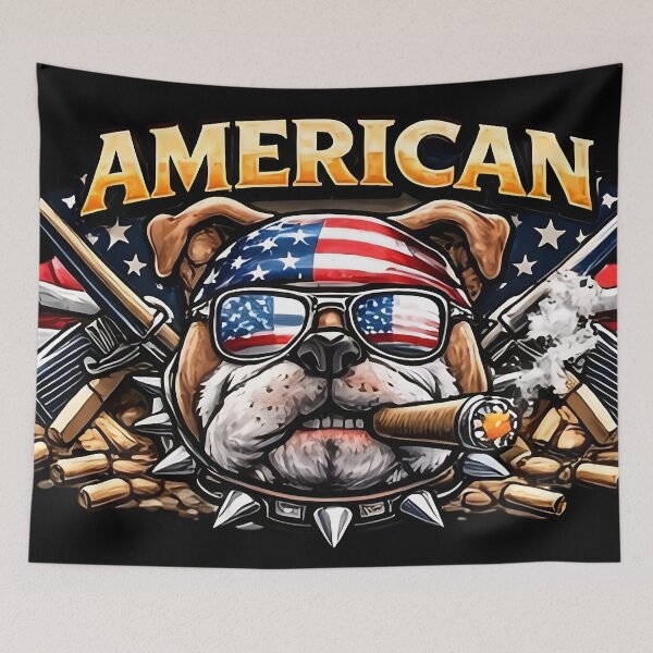Item preview, American Patriot Series - American Bulldogs designed and sold by DrukNaStyl.