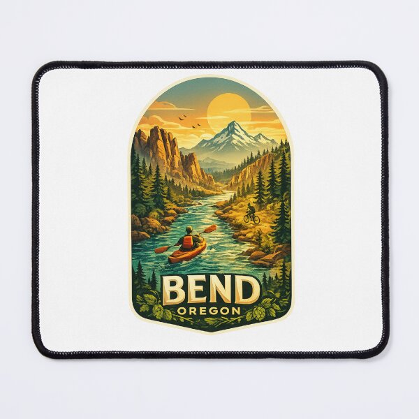 Item preview, Bend Oregon Cascade Mountains Smith Rock Outdoor Adventure designed and sold by Aryabek.