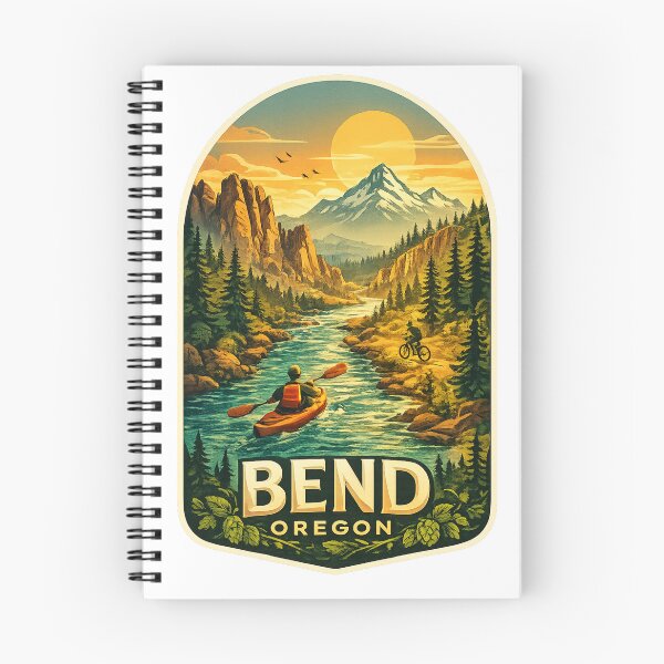Item preview, Bend Oregon Cascade Mountains Smith Rock Outdoor Adventure designed and sold by Aryabek.