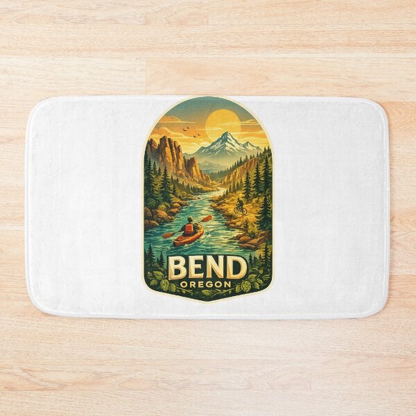 Item preview, Bend Oregon Cascade Mountains Smith Rock Outdoor Adventure designed and sold by Aryabek.