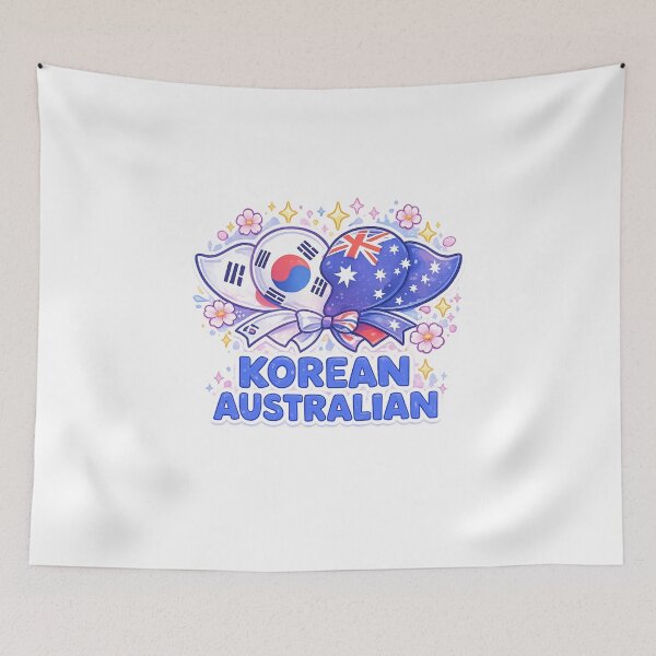 Item preview, Korean Australian Dual Heritage Flag Celebration designed and sold by Aryabek.