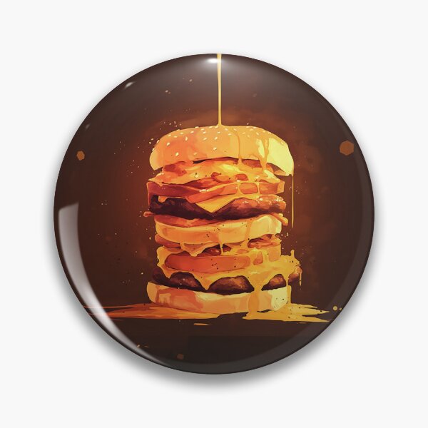 Item preview, Double Patty Melted Cheese Tower designed and sold by Christian Weiss.