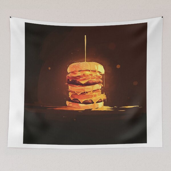 Item preview, Double Patty Melted Cheese Tower designed and sold by Christian Weiss.