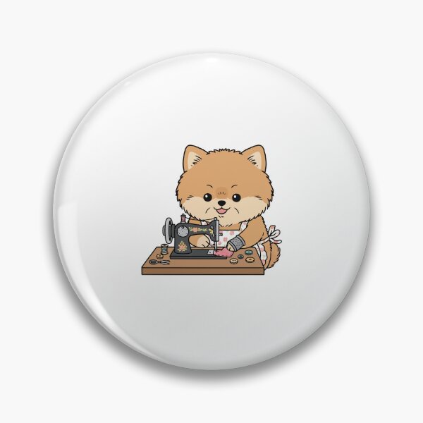 Item preview, Talented Pomeranian Dog Sewing Machine designed and sold by mkilpt.