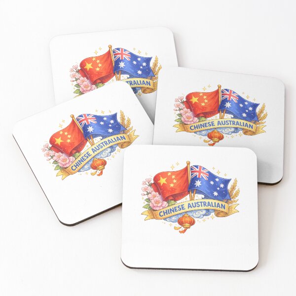 Item preview, Chinese Australian Heritage Flags Cherry Blossom Lantern designed and sold by Aryabek.