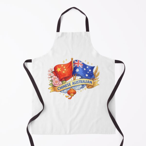 Item preview, Chinese Australian Heritage Flags Cherry Blossom Lantern designed and sold by Aryabek.