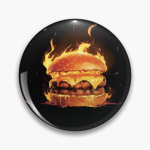 Item preview, Blazing Inferno Fire Burger designed and sold by Christian Weiss.