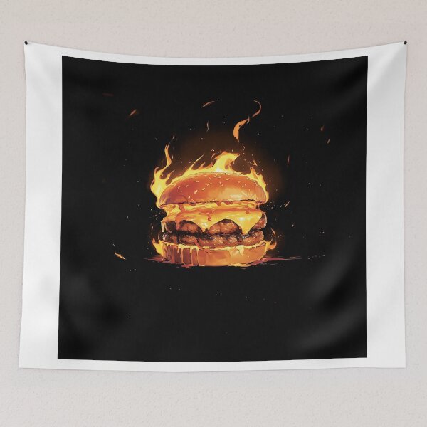 Item preview, Blazing Inferno Fire Burger designed and sold by Christian Weiss.