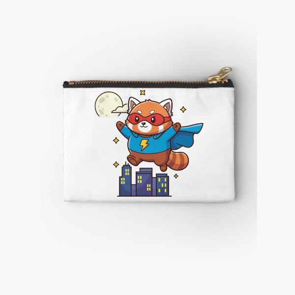 Item preview, Super Red Panda Flying Over City designed and sold by mkilpt.