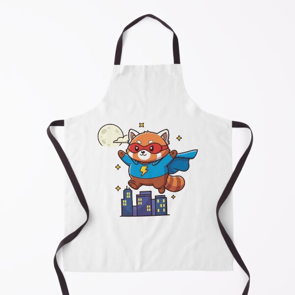 Item preview, Super Red Panda Flying Over City designed and sold by mkilpt.