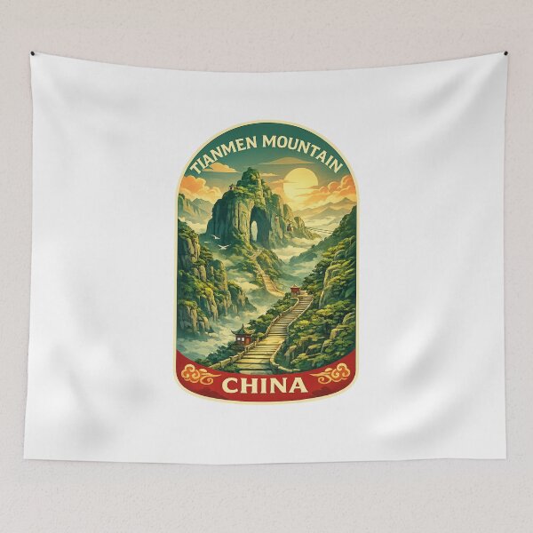 Item preview, Tianmen Mountain China Zhangjiajie Stone Arch designed and sold by Aryabek.