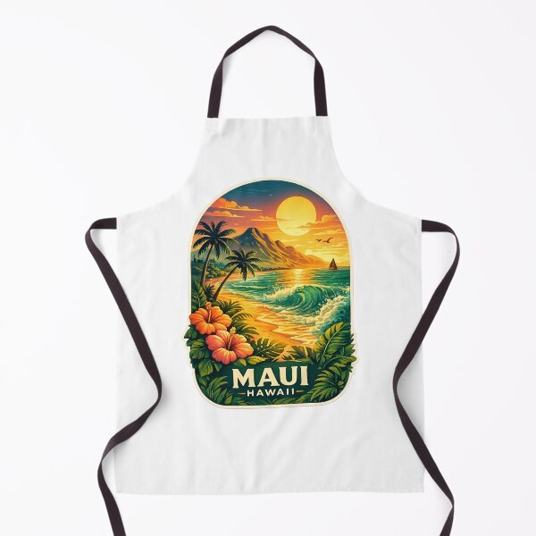 Item preview, Maui Hawaii Tropical Sunset Hibiscus Beach designed and sold by Aryabek.