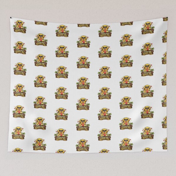 Item preview, Living That Golden Life Golden Retriever Gift designed and sold by WildVista.