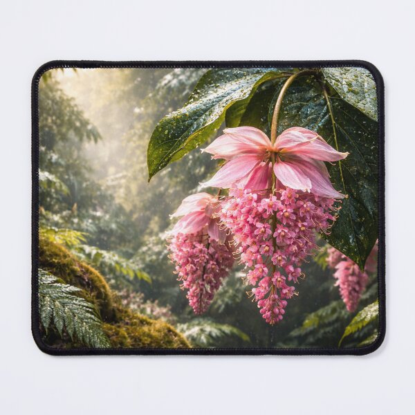 Item preview, Medinilla Magnifica After Rain in a Fractal Rainforest designed and sold by SpicyWind.