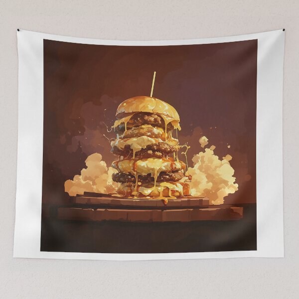 Item preview, Heroic Tower Melted Cheese Burger designed and sold by Christian Weiss.