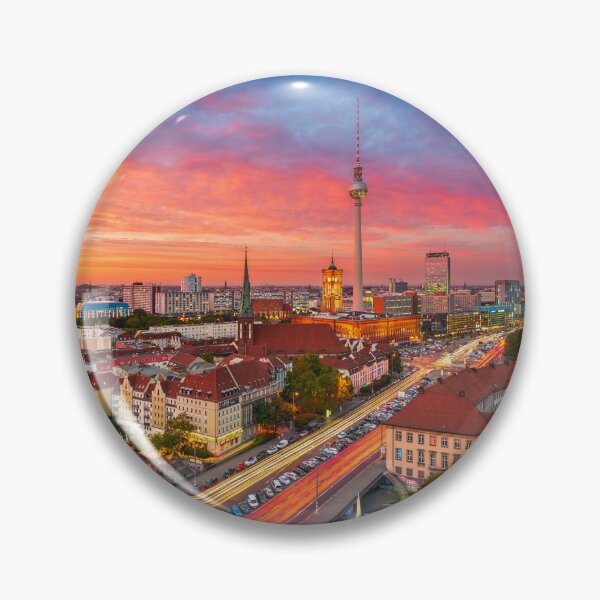 Item preview, Skyline of Berlin, Germany during sunset designed and sold by Michael Abid.