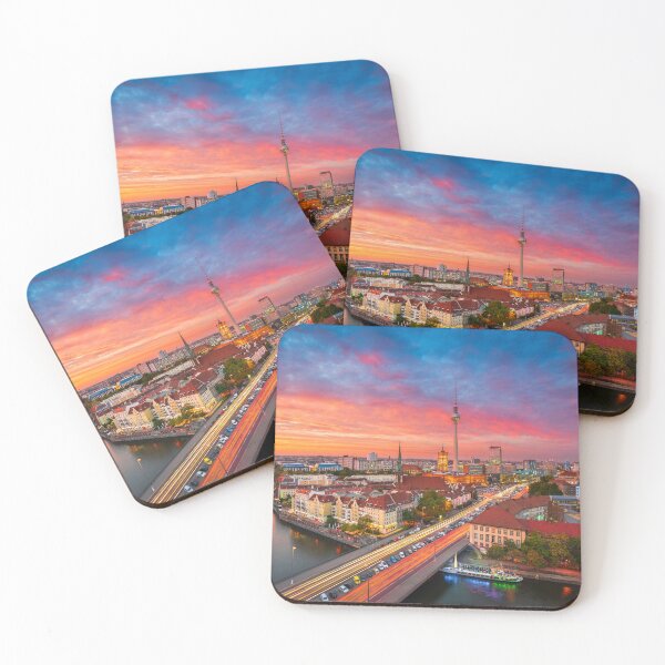 Item preview, Skyline of Berlin, Germany during sunset designed and sold by Michael Abid.