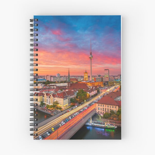 Item preview, Skyline of Berlin, Germany during sunset designed and sold by Michael Abid.
