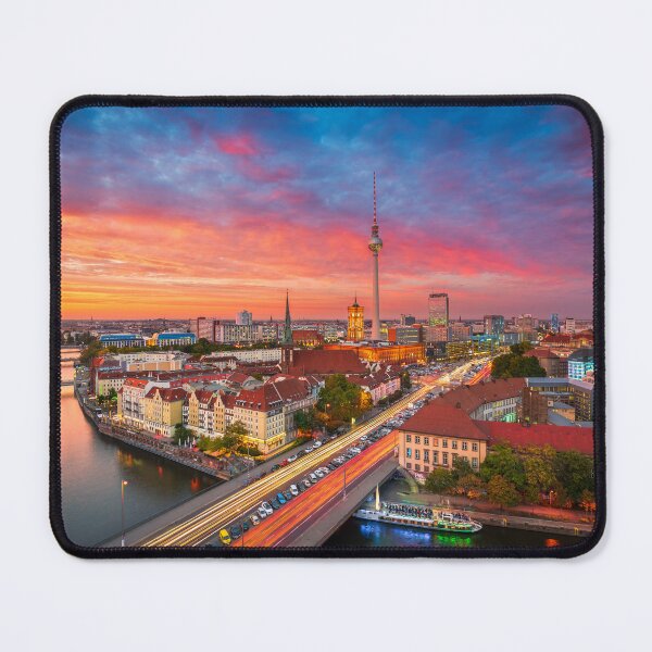 Item preview, Skyline of Berlin, Germany during sunset designed and sold by Michael Abid.