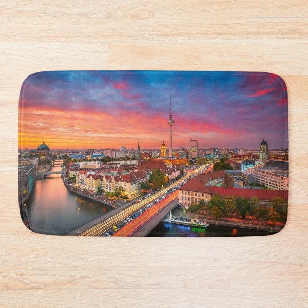Item preview, Skyline of Berlin, Germany during sunset designed and sold by Michael Abid.