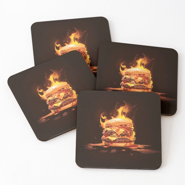 Item preview, Flaming Lava Cheese Burger Stack designed and sold by Christian Weiss.