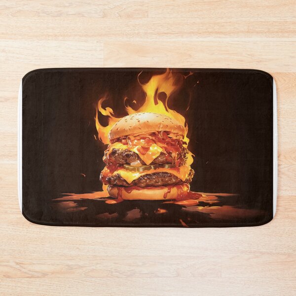Item preview, Flaming Lava Cheese Burger Stack designed and sold by Christian Weiss.