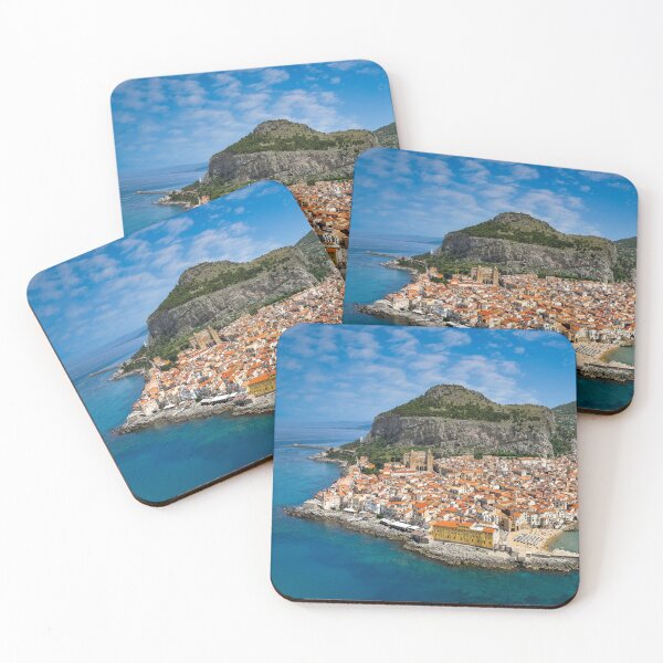 Item preview, Aerial view of Cefalu, Sicily, Italy designed and sold by Michael Abid.