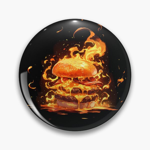 Item preview, Inferno Double Patty Fire Burger designed and sold by Christian Weiss.
