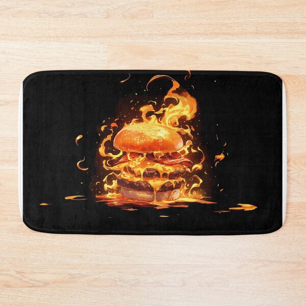 Item preview, Inferno Double Patty Fire Burger designed and sold by Christian Weiss.