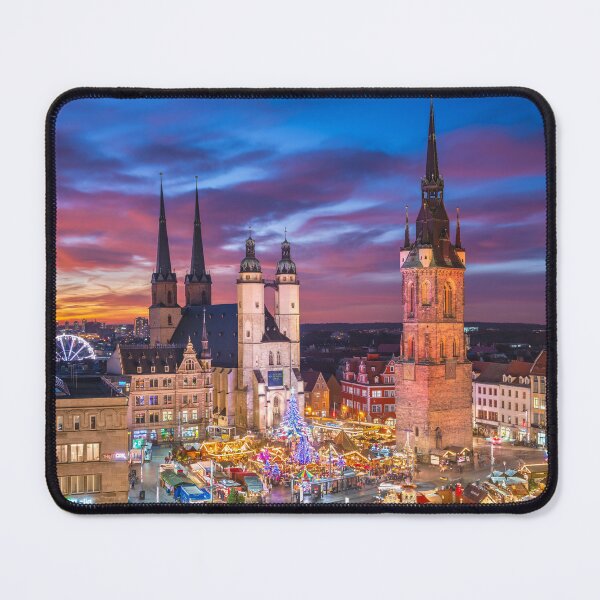 Item preview, Night skyline of Halle (Saale), Germany designed and sold by Michael Abid.
