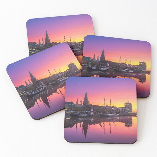 Item preview, Schlachte in Bremen, Germany at sunrise designed and sold by Michael Abid.