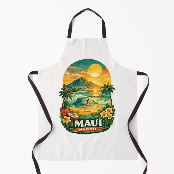Item preview, Maui Hawaii Surfing Sunset Haleakala Coast designed and sold by Places On Earth.