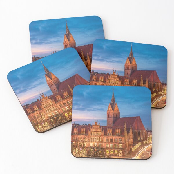 Item preview, Old town of Hannover, Germany at night designed and sold by Michael Abid.