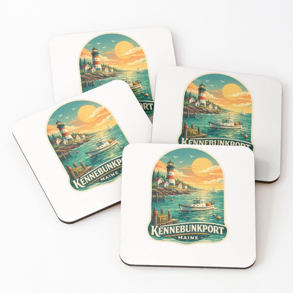 Item preview, Kennebunkport Maine Lighthouse Coastal Harbor designed and sold by Places On Earth.