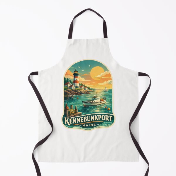 Item preview, Kennebunkport Maine Lighthouse Coastal Harbor designed and sold by Places On Earth.
