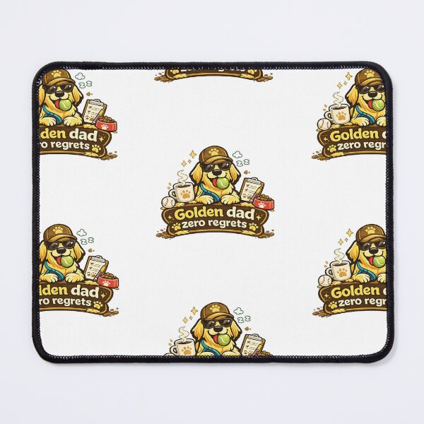 Item preview, Golden Dad Zero Regrets Golden Retriever Gift designed and sold by WildVista.