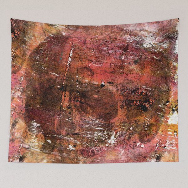 Item preview, Colorful Skull Art Print Painting designed and sold by mondayvalov.