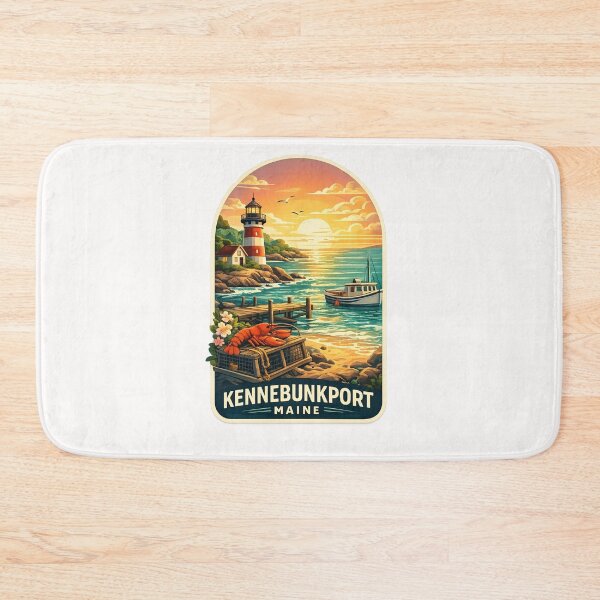 Item preview, Kennebunkport Maine Lobster Dock Sunset designed and sold by Places On Earth.