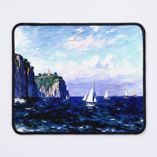 Item preview, Cliffs and Sailboats at Pourville designed and sold by artdesignsnow.