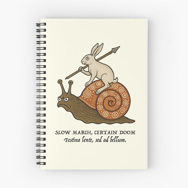 Item preview, Medieval Rabbit: Snail Rider designed and sold by ebrawne.