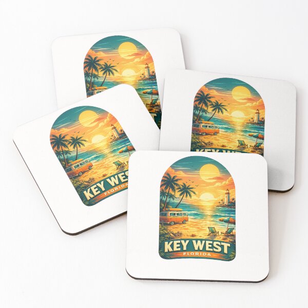 Item preview, Key West Florida Sunset Beach Palm Trees designed and sold by Places On Earth.