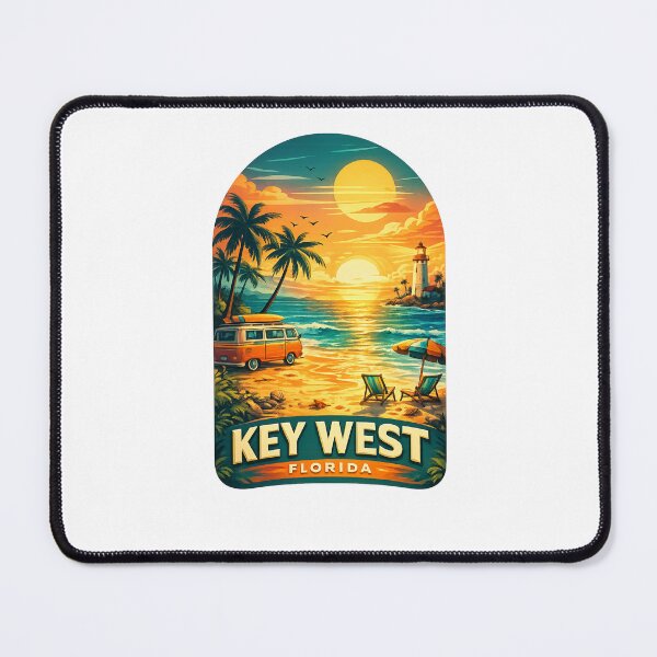 Item preview, Key West Florida Sunset Beach Palm Trees designed and sold by Places On Earth.