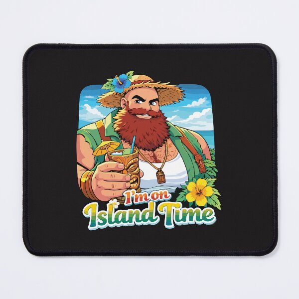 Item preview, I’m On Island Time Funny Tropical Vacation Design designed and sold by kiralynstration.